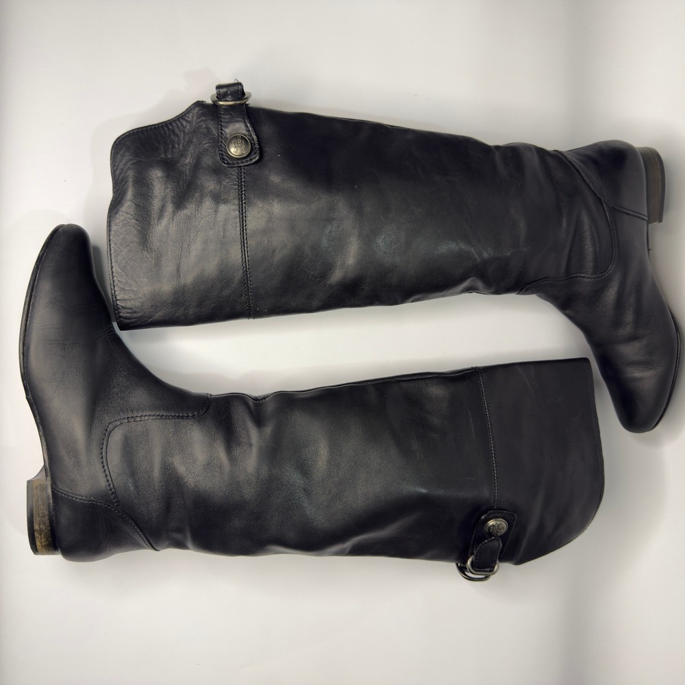 Coach Benita Over The Knee Leather Riding Boots Women's 8 A7524 Tall Equestrian‎ - Picture 2 of 13